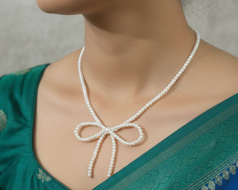 Amroze Heritage - Pearl Necklace - NK-EM-003
