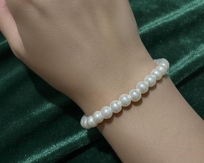 Amroze Heritage - Tennis Pearl Bracelet -  BR-EM-001