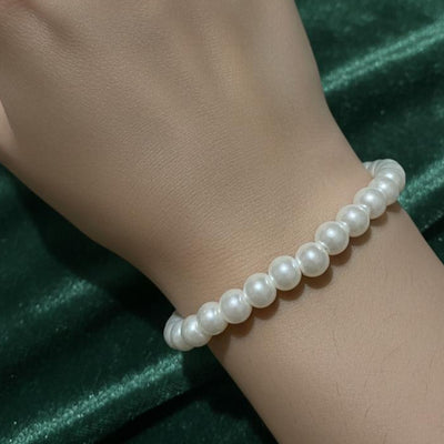 Amroze Heritage - Tennis Pearl Bracelet -  BR-EM-001