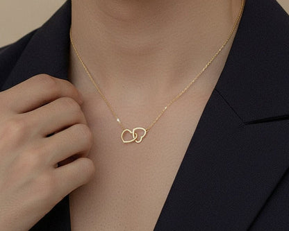 Amroze Heritage - Double Heart Pendant –