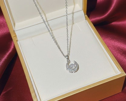 Amroze Heritage - Celestial Moon Pendant -