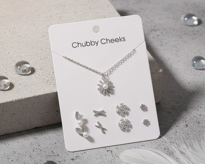 Amroze Heritage - Leaf & Flower Jewelry Set -