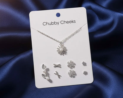 Amroze Heritage - Leaf & Flower Jewelry Set -