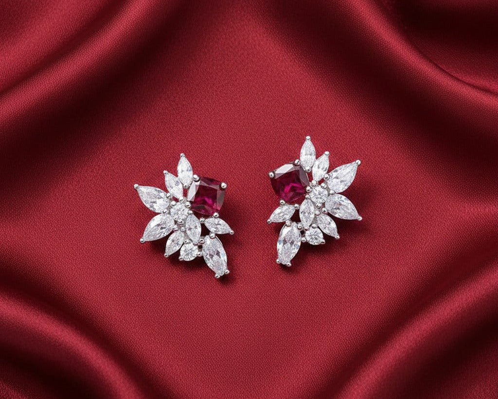 Amroze Heritage - Flower Stud Tops Pair –