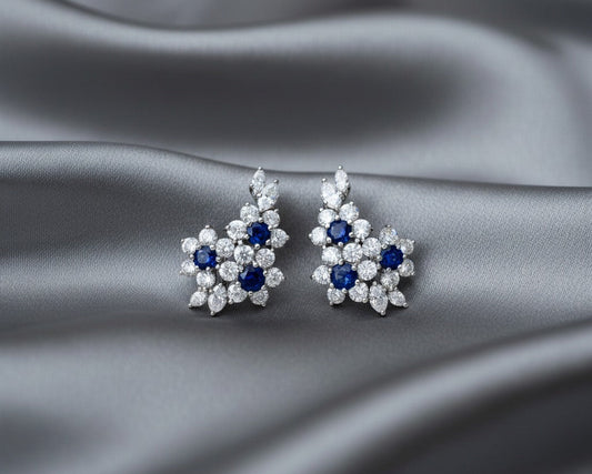 Amroze Heritage - Blue Blossom Tops Pair –