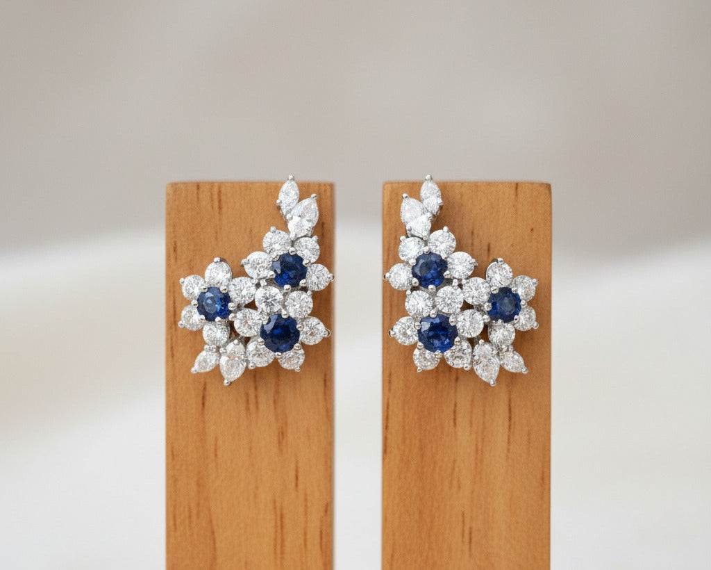 Amroze Heritage - Blue Blossom Tops Pair –