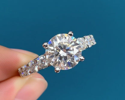 Amroze Heritage - Cathedral Step Stone Ring