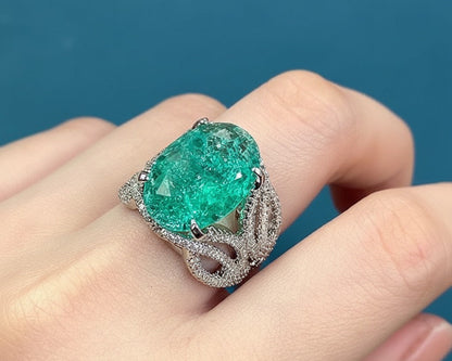 Amroze Heriatge - Oval Stone Statement Ring