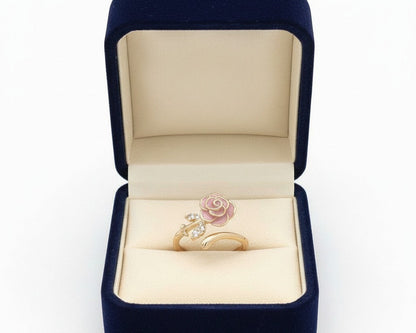 Amroze Heritage - Adjustable Floral Ring -