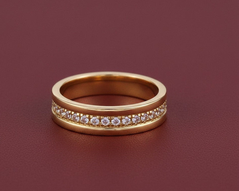 Amroze Heritage - Stylish Round Charm Ring