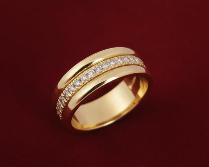 Amroze Heritage - Stylish Round Charm Ring