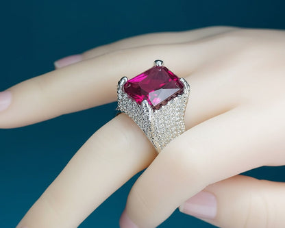 Amroze Heritage - Red Cathedral Ring