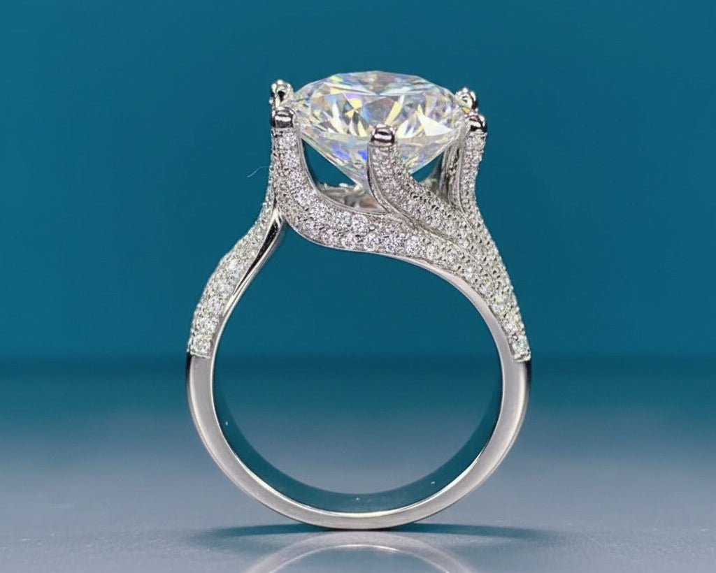 Amroze Heritage - Curved Link Circle Ring