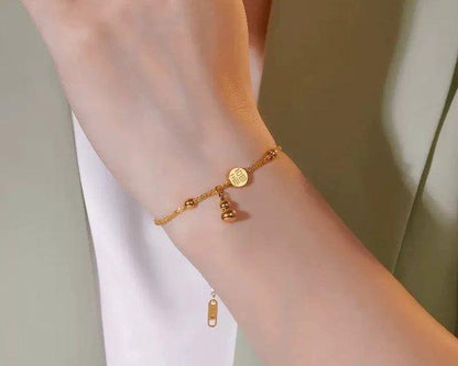 Amroze Heritage - Round Drop Stainless Steel Bracelet