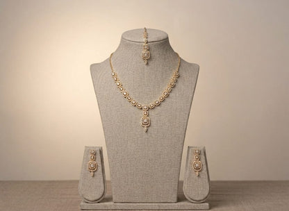 Amroze  Heritage - Mehrunissa Gold Elegance Jewelry Set