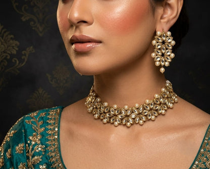 Amroze Heritage - Meher Pearl Choker Set